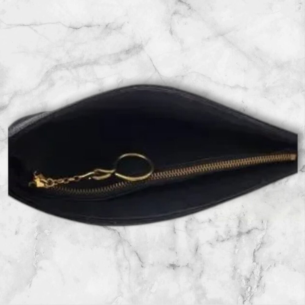 MCM Vintage Genuine Corde Clutch Black Evening Bag Purse - Picture 12 of 12